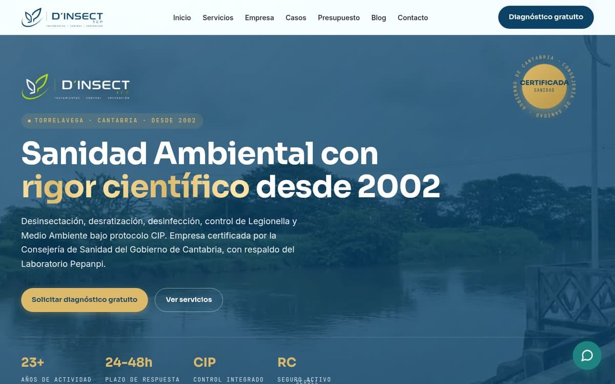 Vista previa de D'INSECT — Sanidad Ambiental